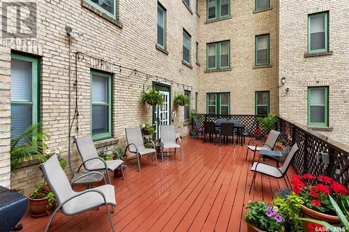 203 2305 Victoria Avenue, Regina, SK - Outdoor With Deck Patio Veranda With Exterior