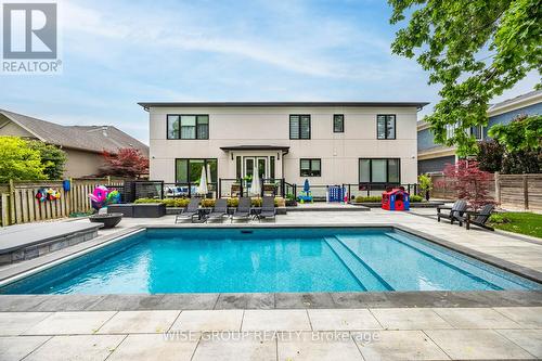 1322 Stanbury Road, Oakville, ON - Outdoor With In Ground Pool With Deck Patio Veranda