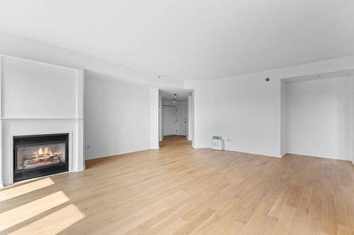 Vue d'ensemble - 205-5400 Av. Colomb, Brossard, QC - Indoor Photo Showing Living Room With Fireplace