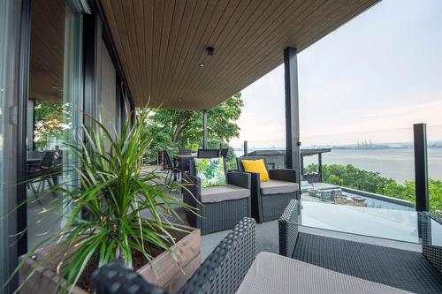 Balcon - 85 Rue St-Gilbert, Lévis (Desjardins), QC - Outdoor With Deck Patio Veranda With Exterior