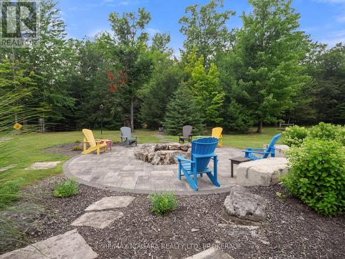 Great Fire Pit - 2738 Moyer Street, Pelham (North Pelham), ON - Outdoor With Backyard