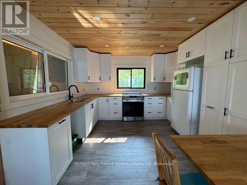 1370 Georgian Bay Water, The Archipelago (Archipelago North), ON - Indoor Photo Showing Kitchen With Double Sink