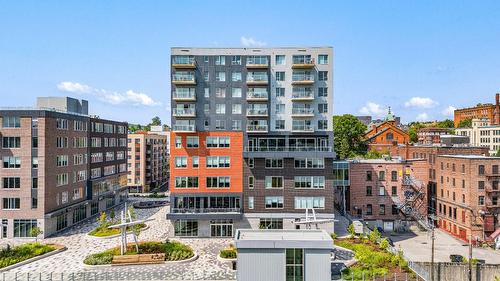 Photo aérienne - 905-60  - 70 Rue Wellington S., Sherbrooke (Les Nations), QC - Outdoor With Balcony With Facade