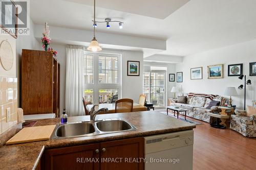 222 - 148 Third Street, Cobourg, ON - Indoor Photo Showing Kitchen With Double Sink