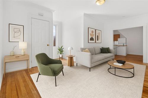 Salon - 6500  - 6502B Rue De Bordeaux, Montréal (Rosemont/La Petite-Patrie), QC - Indoor Photo Showing Living Room