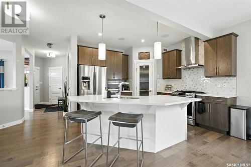 212 Secord Way, Saskatoon, SK - Indoor Photo Showing Kitchen With Upgraded Kitchen