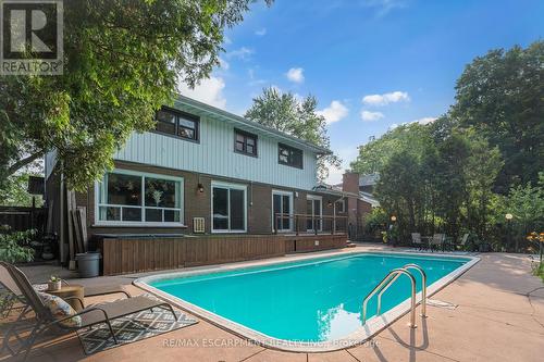 316 Fennell Avenue, Hamilton, ON - Outdoor With In Ground Pool With Deck Patio Veranda