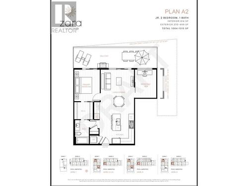 UNIT FLOOR PLAN - 9652 Benchland Drive Unit# 409, Lake Country, BC - Other
