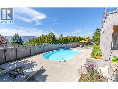 344 Raven Drive, Kelowna, BC - Outdoor With In Ground Pool With Backyard
