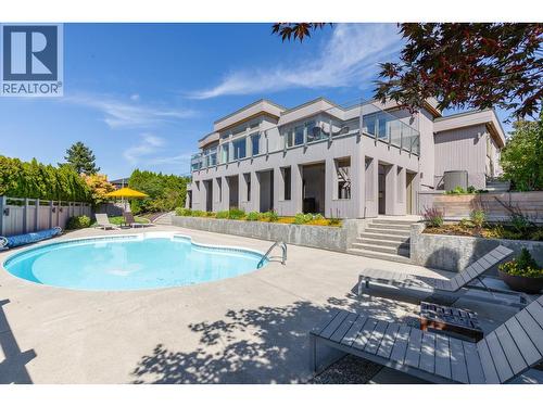 344 Raven Drive, Kelowna, BC - Outdoor With In Ground Pool With Deck Patio Veranda
