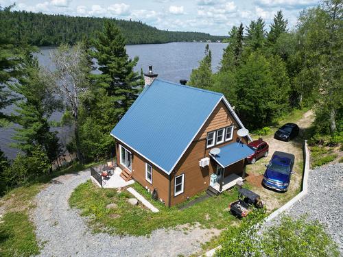 Photo aérienne - 2225 Ch. De Grassy Narrow, Moffet, QC - Outdoor With Body Of Water With View
