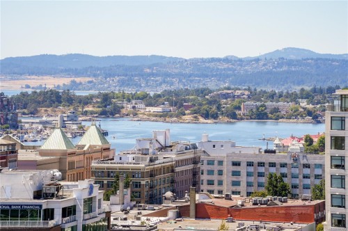 1702-845 Johnson St, Victoria, BC - Outdoor With Body Of Water With View