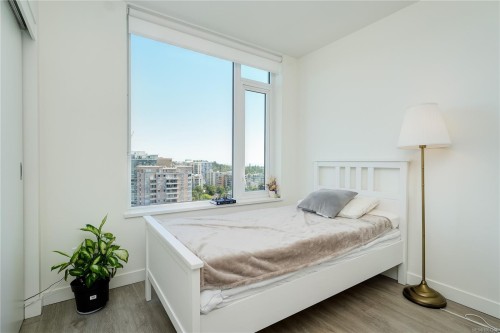 1702-845 Johnson St, Victoria, BC - Indoor Photo Showing Bedroom