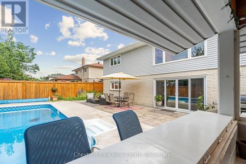 16 Davies Crescent, Barrie (Grove East), ON - Outdoor With In Ground Pool With Deck Patio Veranda