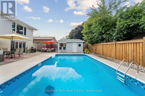 16 Davies Crescent, Barrie (Grove East), ON - Outdoor With In Ground Pool With Backyard With Exterior