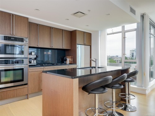 206-100 Saghalie Rd, Victoria, BC - Indoor Photo Showing Kitchen