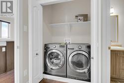 Main floor laundry for easy access - 