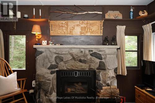 1173 Lake Of Two Rivers, South Algonquin, ON - Indoor Photo Showing Other Room With Fireplace