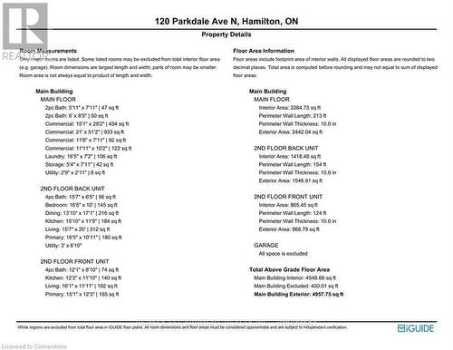 Floor Plan - 120 Parkdale Avenue N, Hamilton, ON - Other