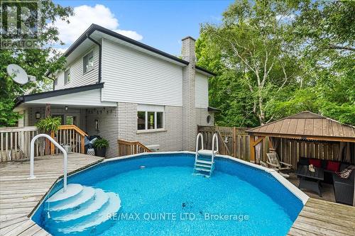 57 Kensington Crescent, Belleville (Belleville Ward), ON - Outdoor With Above Ground Pool With Exterior