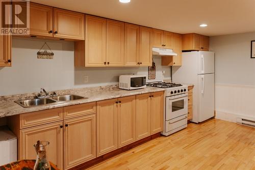 77 Quay Road, Badger'S Quay, NL - Indoor Photo Showing Kitchen With Double Sink