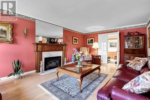 1626 Grant Avenue, Cornwall, ON - Indoor Photo Showing Living Room With Fireplace