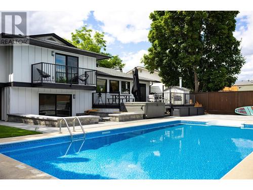 4265 Lakeshore Road, Kelowna, BC - Outdoor With In Ground Pool With Backyard