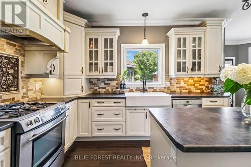 139 Prince Street, Middlesex Centre (Komoka), ON - Indoor Photo Showing Kitchen With Upgraded Kitchen