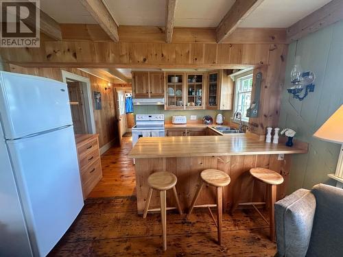 19 West Street, Trinity, NL - Indoor Photo Showing Kitchen With Double Sink