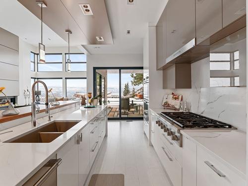 722 Highpointe Place, Kelowna, BC - Indoor Photo Showing Kitchen With Double Sink With Upgraded Kitchen