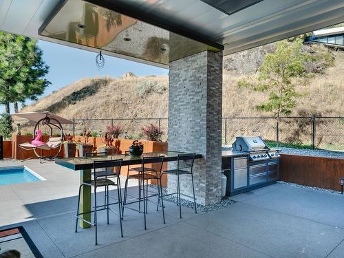 722 Highpointe Place, Kelowna, BC - Outdoor With In Ground Pool With Exterior