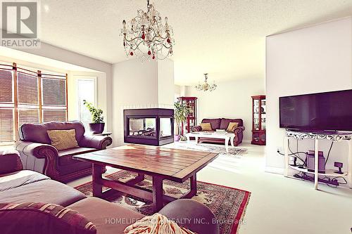 12 Indigo Street, Richmond Hill, ON - Indoor Photo Showing Living Room With Fireplace