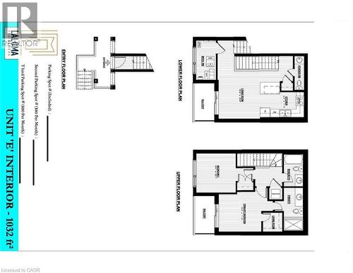 View of home floor plan - 118 Gravel Ridge Trail Unit# A9, Kitchener, ON - Other
