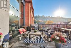 View of Mountain, outdoor living space and bbq - 