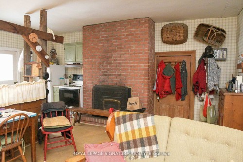 6115 Eighth Line, Milton, ON - Indoor With Fireplace