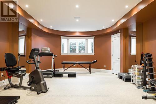 6 Ennisclare Drive W, Oakville, ON - Indoor Photo Showing Gym Room