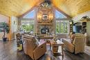Salon - 287 Ch. Stephens, Otter Lake, QC  - Indoor Photo Showing Living Room With Fireplace 
