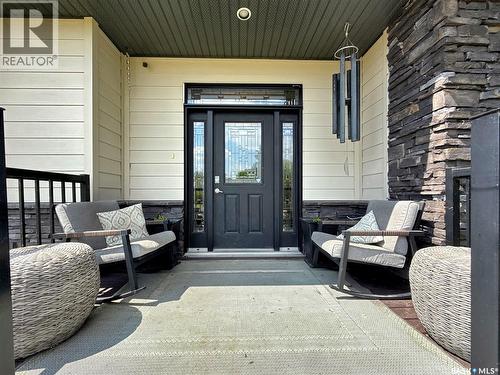 Lazy Dollar Ranch, Brock Rm No. 64, SK - Outdoor With Deck Patio Veranda With Exterior
