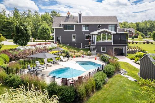 Overall view - 262 Rue Du Pic-Du-Lynx, Magog, QC - Outdoor With In Ground Pool