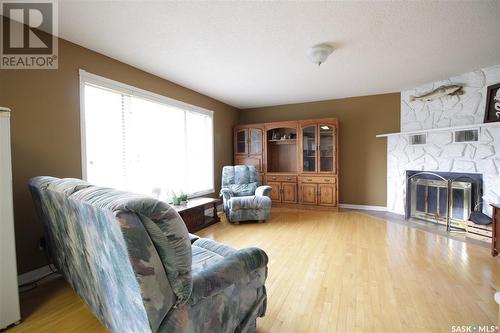 311 Pelly Street, Rocanville, SK - Indoor Photo Showing Living Room With Fireplace