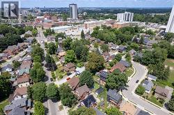 Aerial overview of property's location with nearby urban area - 