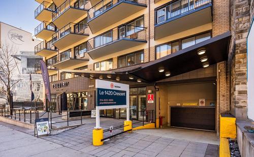 Frontage - 705-1420 Rue Crescent, Montréal (Ville-Marie), QC - Outdoor
