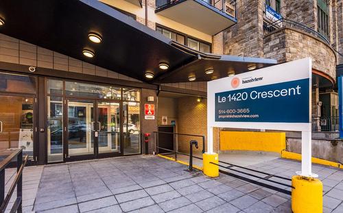 Frontage - 905-1420 Rue Crescent, Montréal (Ville-Marie), QC - Outdoor