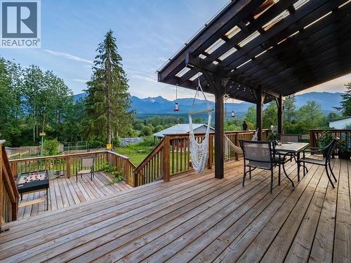 619 Habart Lower Road, Golden, BC - Outdoor With Deck Patio Veranda With Exterior
