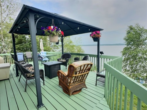 Terrasse - 845 Ch. De La Pointe, Guérin, QC - Outdoor With Exterior