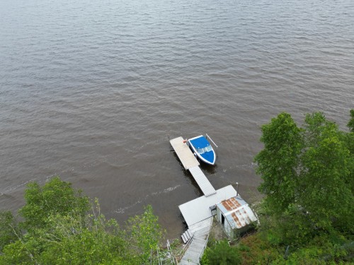 Photo aérienne - 845 Ch. De La Pointe, Guérin, QC - Outdoor With Body Of Water With View