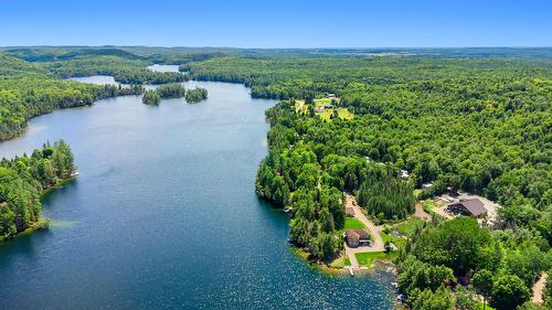 Photo aérienne - 150C Ch. Du Lac-Thorne, Clarendon, QC - Outdoor With Body Of Water With View