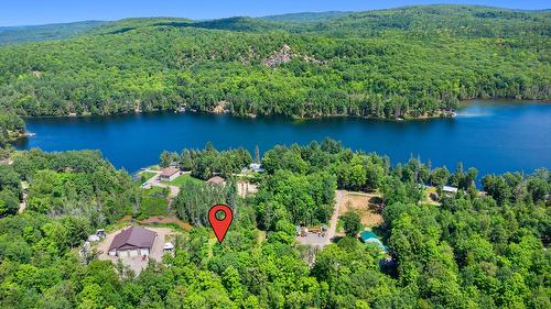 Photo aérienne - 150C Ch. Du Lac-Thorne, Clarendon, QC - Outdoor With Body Of Water With View