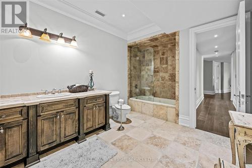 Lower Level is Ideal for Multi-Generational Living - 10090 Pineview Trail, Milton, ON - Indoor Photo Showing Bathroom