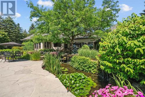 The Resort-Style Amenities Include a Koi Pond - 10090 Pineview Trail, Milton, ON - Outdoor